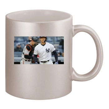 Giancarlo Stanton 11oz Metallic Silver Mug