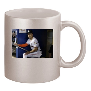 Giancarlo Stanton 11oz Metallic Silver Mug