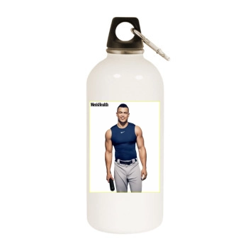 Giancarlo Stanton White Water Bottle With Carabiner