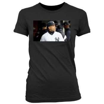 Giancarlo Stanton Women's Junior Cut Crewneck T-Shirt