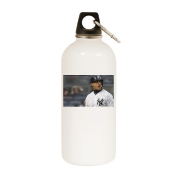 Giancarlo Stanton White Water Bottle With Carabiner