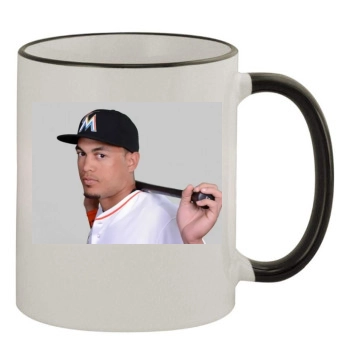 Giancarlo Stanton 11oz Colored Rim & Handle Mug