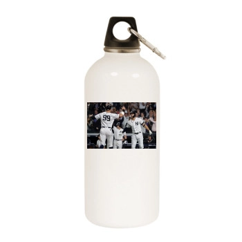 Giancarlo Stanton White Water Bottle With Carabiner