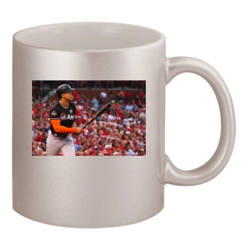 Giancarlo Stanton 11oz Metallic Silver Mug