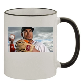 Giancarlo Stanton 11oz Colored Rim & Handle Mug