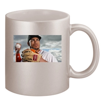 Giancarlo Stanton 11oz Metallic Silver Mug