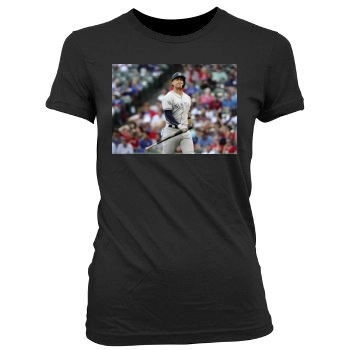 Giancarlo Stanton Women's Junior Cut Crewneck T-Shirt