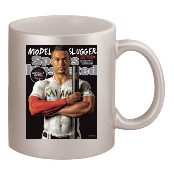 Giancarlo Stanton 11oz Metallic Silver Mug