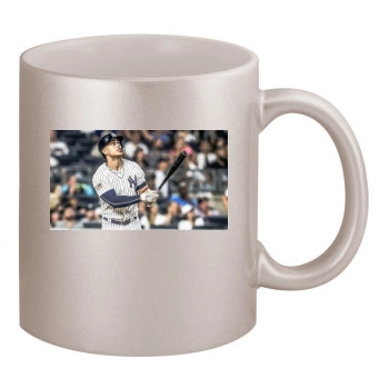 Giancarlo Stanton 11oz Metallic Silver Mug