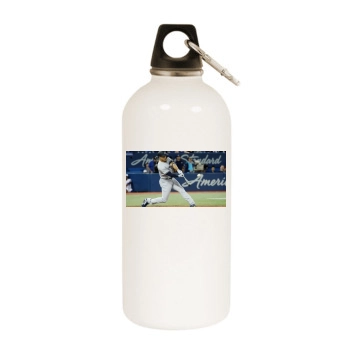 Giancarlo Stanton White Water Bottle With Carabiner