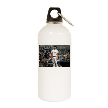 Giancarlo Stanton White Water Bottle With Carabiner