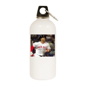 Giancarlo Stanton White Water Bottle With Carabiner