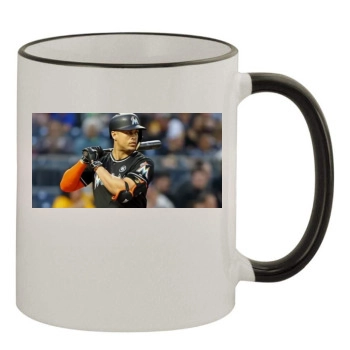 Giancarlo Stanton 11oz Colored Rim & Handle Mug