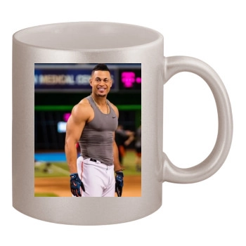 Giancarlo Stanton 11oz Metallic Silver Mug