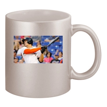 Giancarlo Stanton 11oz Metallic Silver Mug