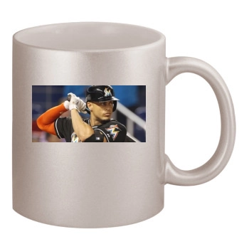 Giancarlo Stanton 11oz Metallic Silver Mug