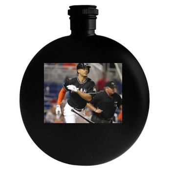 Giancarlo Stanton Round Flask