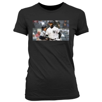 Giancarlo Stanton Women's Junior Cut Crewneck T-Shirt