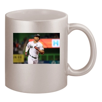 Giancarlo Stanton 11oz Metallic Silver Mug