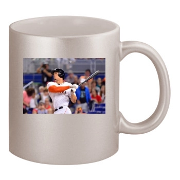 Giancarlo Stanton 11oz Metallic Silver Mug