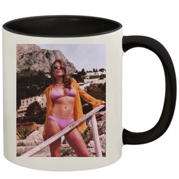 Elizabeth Hurley 11oz Colored Inner & Handle Mug