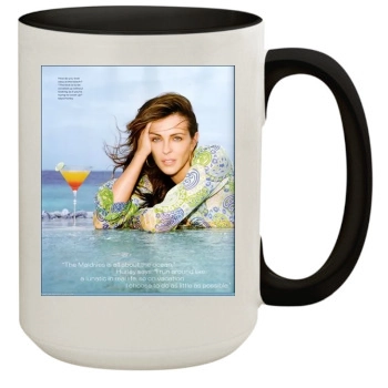 Elizabeth Hurley 15oz Colored Inner & Handle Mug