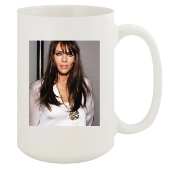 Elizabeth Hurley 15oz White Mug