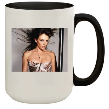 Elizabeth Hurley 15oz Colored Inner & Handle Mug