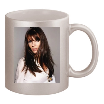 Elizabeth Hurley 11oz Metallic Silver Mug