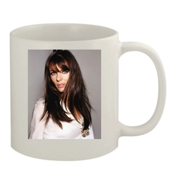 Elizabeth Hurley 11oz White Mug