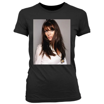 Elizabeth Hurley Women's Junior Cut Crewneck T-Shirt