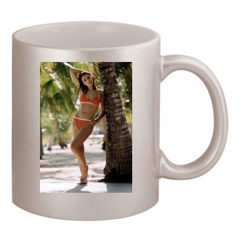 Elizabeth Hurley 11oz Metallic Silver Mug