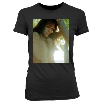 Elizabeth Hurley Women's Junior Cut Crewneck T-Shirt