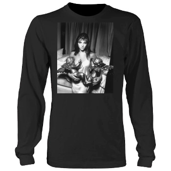 Elizabeth Hurley Men's Heavy Long Sleeve TShirt