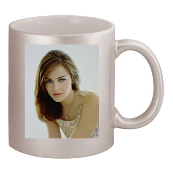 Elizabeth Hurley 11oz Metallic Silver Mug