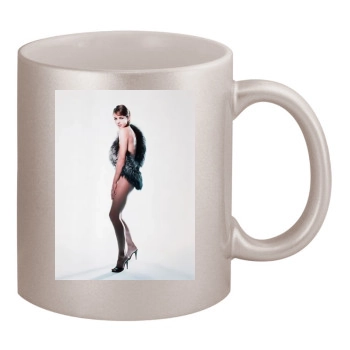 Elizabeth Hurley 11oz Metallic Silver Mug