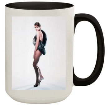 Elizabeth Hurley 15oz Colored Inner & Handle Mug