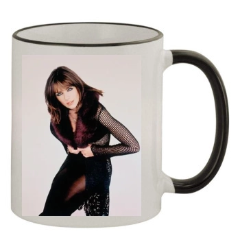 Elizabeth Hurley 11oz Colored Rim & Handle Mug