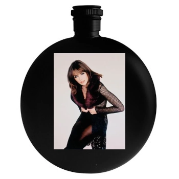 Elizabeth Hurley Round Flask