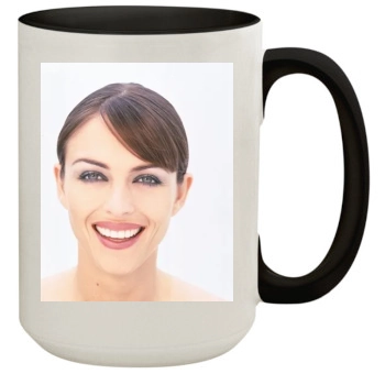 Elizabeth Hurley 15oz Colored Inner & Handle Mug