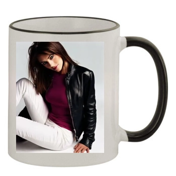 Elizabeth Hurley 11oz Colored Rim & Handle Mug