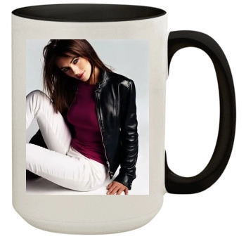 Elizabeth Hurley 15oz Colored Inner & Handle Mug