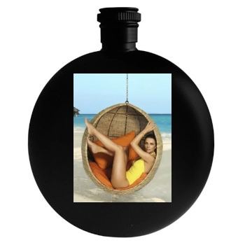 Elizabeth Hurley Round Flask