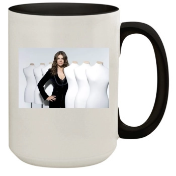 Elizabeth Hurley 15oz Colored Inner & Handle Mug