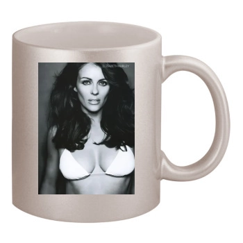 Elizabeth Hurley 11oz Metallic Silver Mug