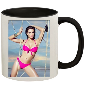 Elizabeth Hurley 11oz Colored Inner & Handle Mug