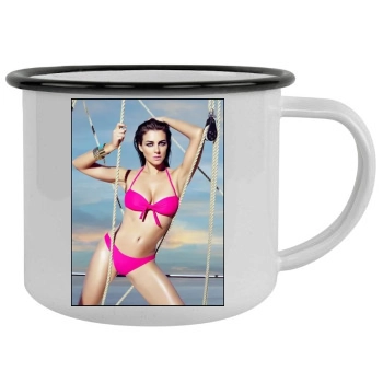 Elizabeth Hurley Camping Mug