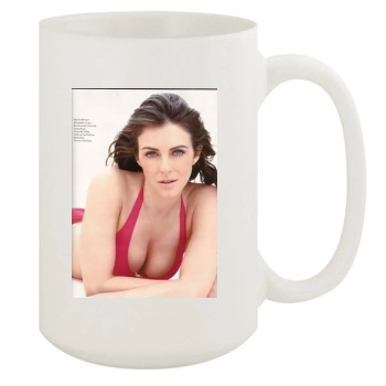 Elizabeth Hurley 15oz White Mug