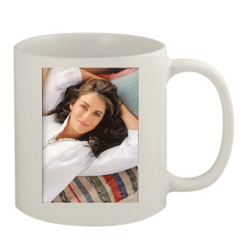 Elizabeth Hurley 11oz White Mug