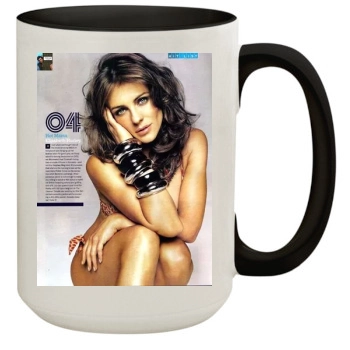 Elizabeth Hurley 15oz Colored Inner & Handle Mug